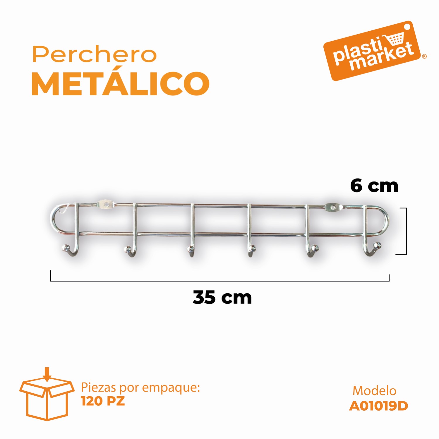 A01-019D PERCHERO METALICO
