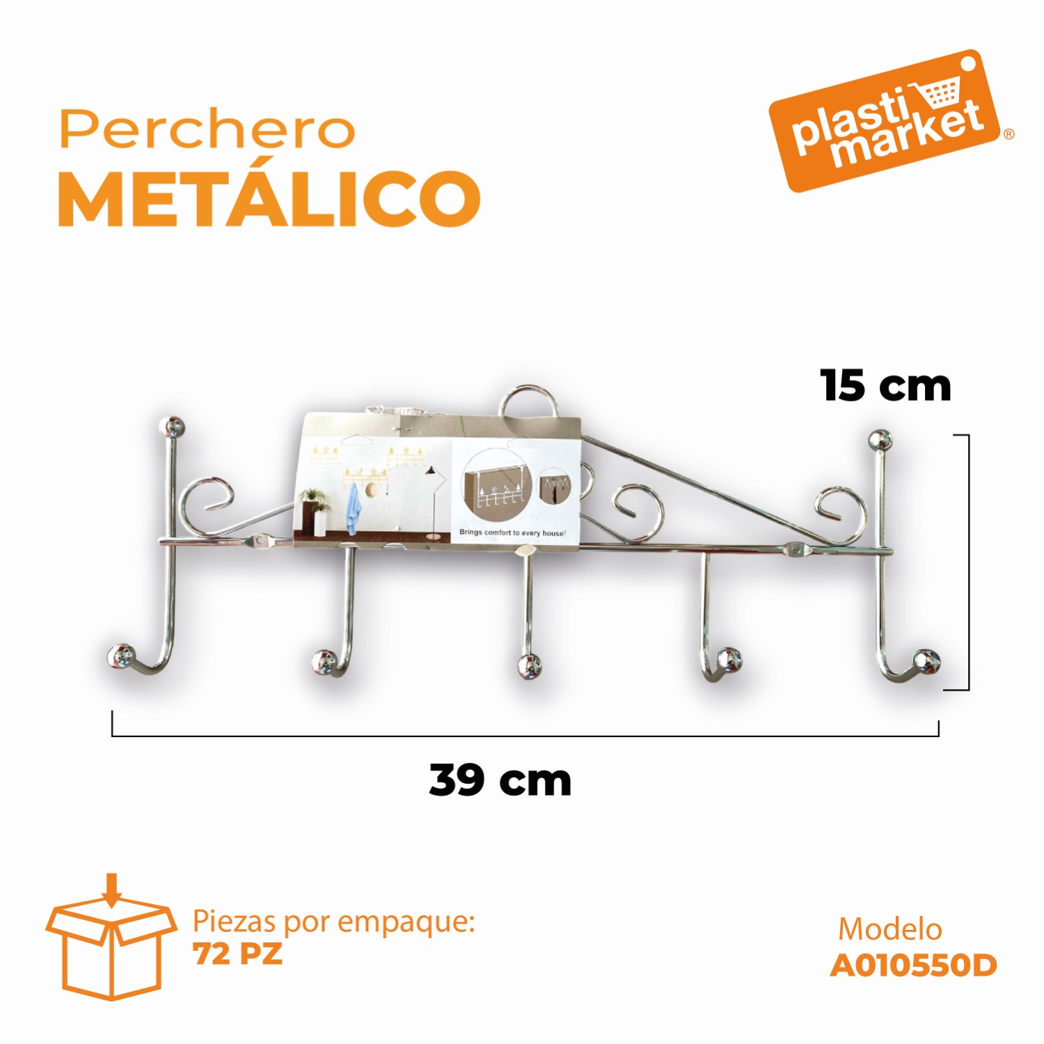 A01-0550D PERCHERO METALICO