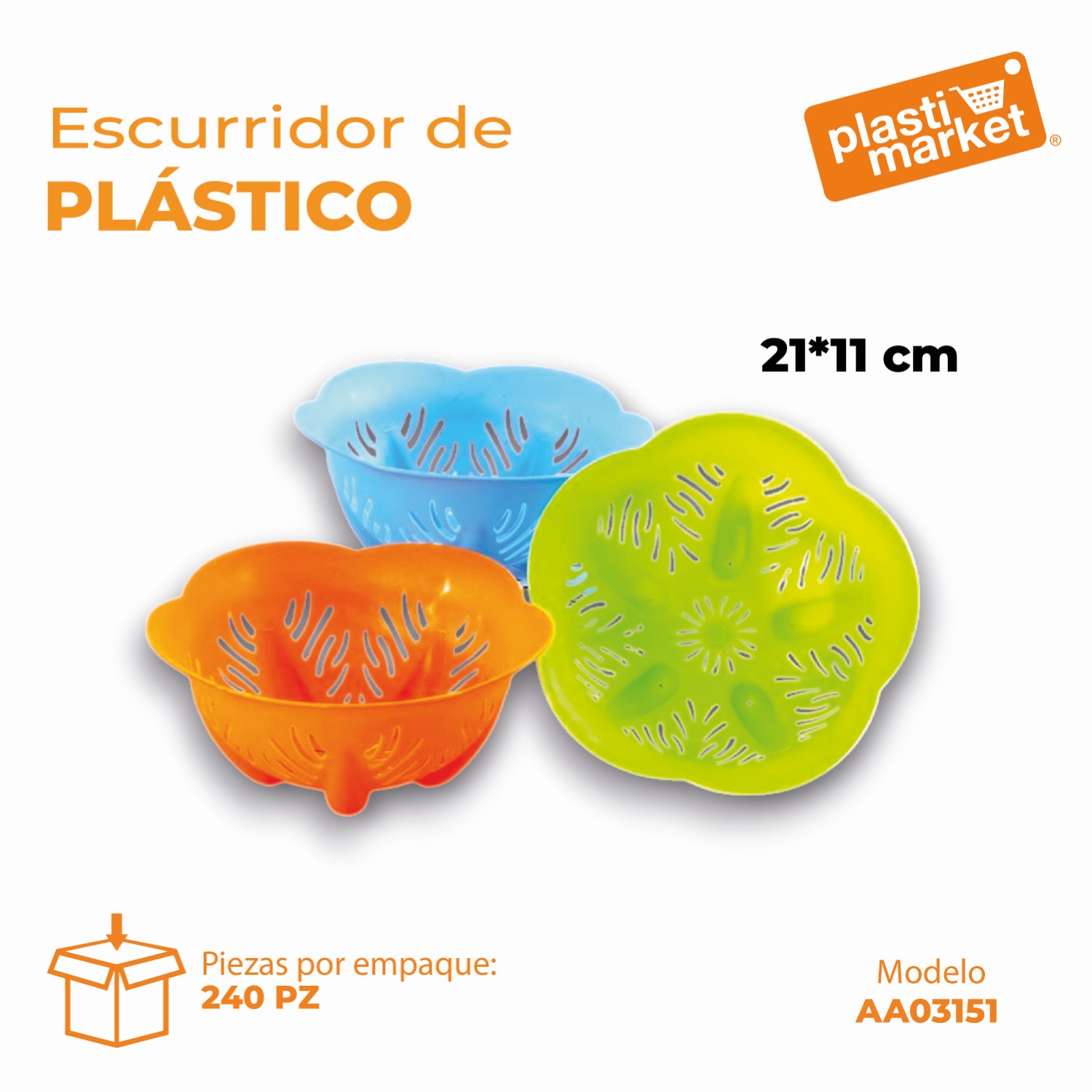 AA-0315-1 ESCURRIDOR DE PLASTICO