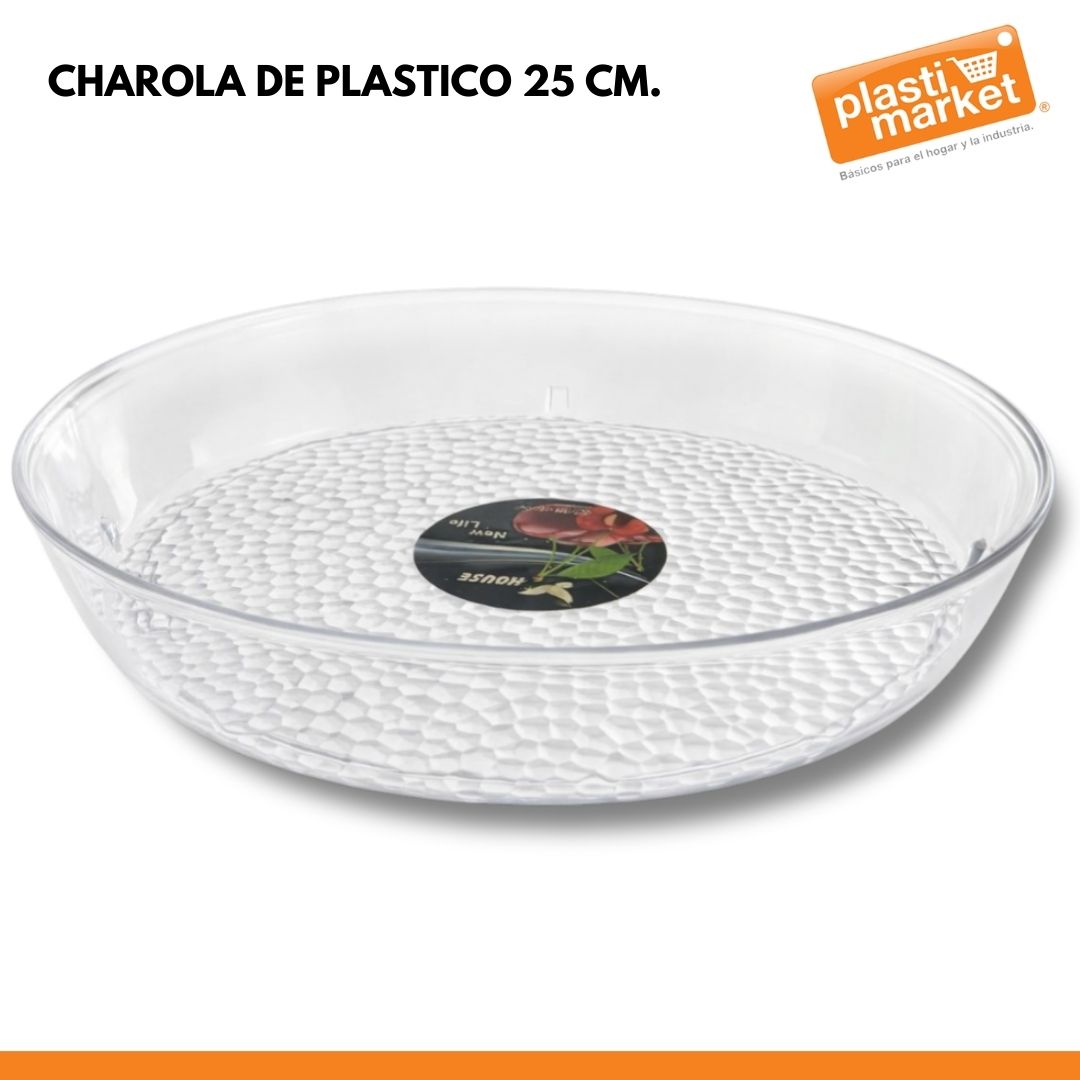 AA-1103-2 CHAROLA DE PLASTICO 25 CM.