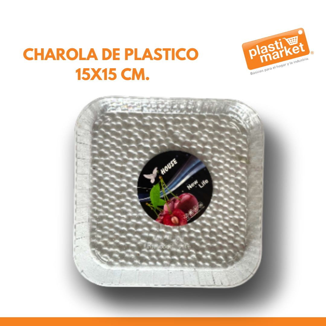 AA-1106-1 CHAROLA DE PLASTICO 15X15 CM.