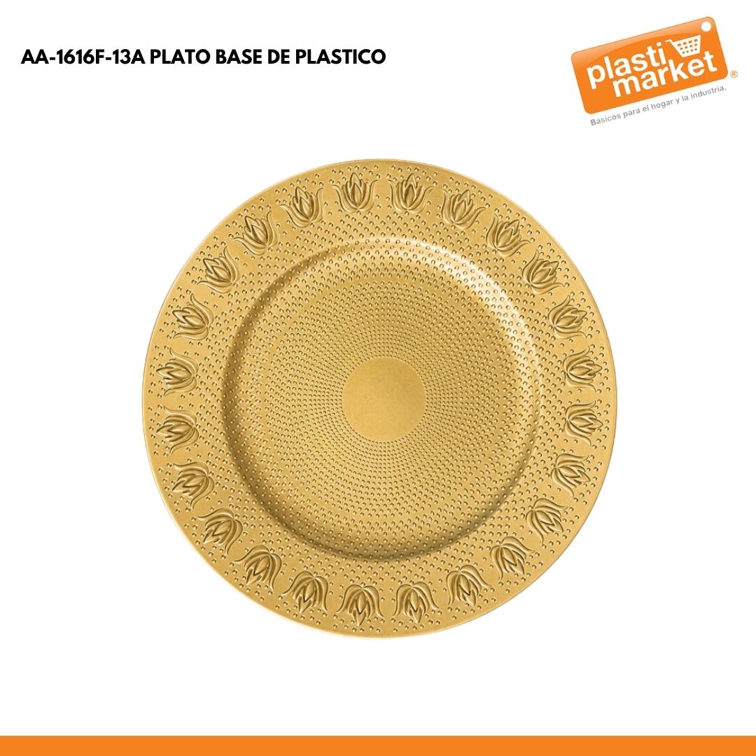 AA-1616F-13A PLATO BASE DE PLASTICO