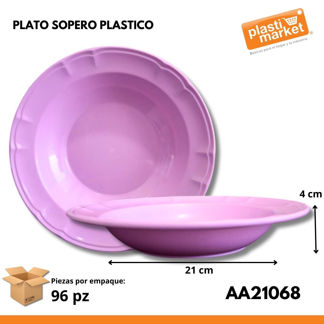 AA-2106-8.5 PLATO SOPERO PLASTICO