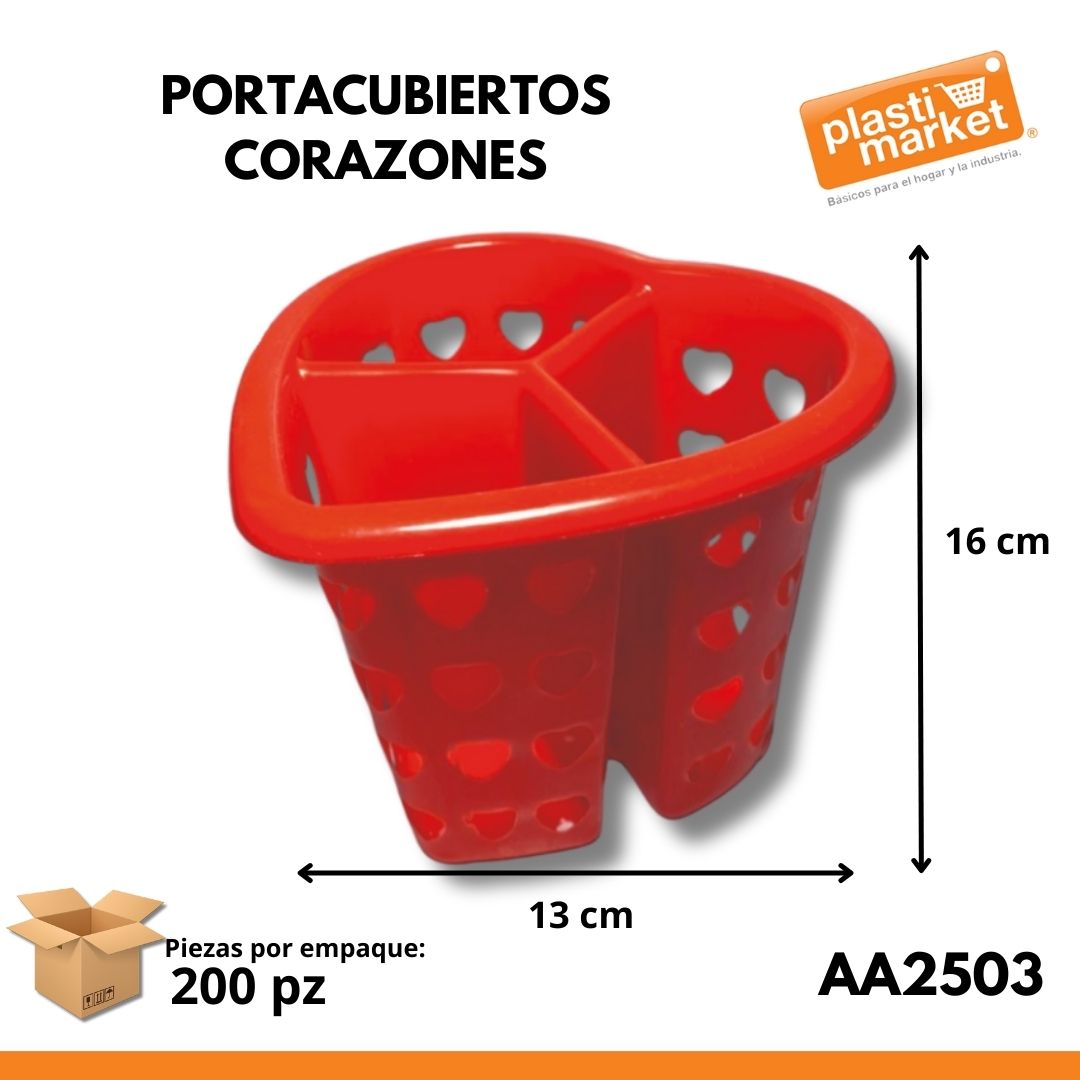 AA-2503 PORTACUBIERTOS CORAZONES