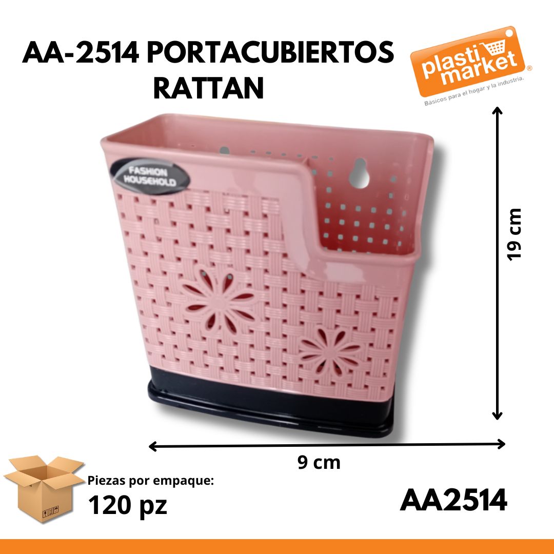 AA-2514 PORTACUBIERTOS RATTAN