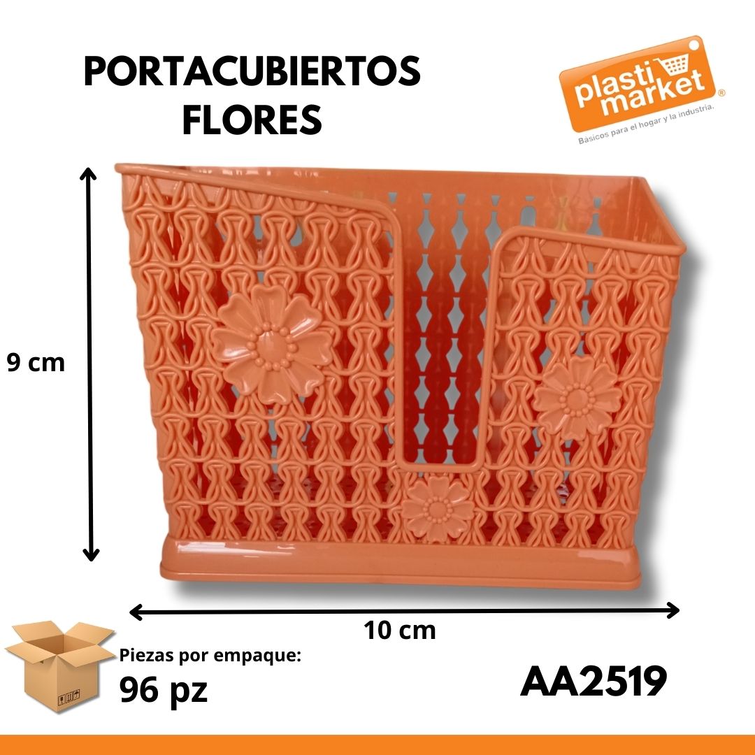 AA-2519 PORTACUBIERTOS FLORES