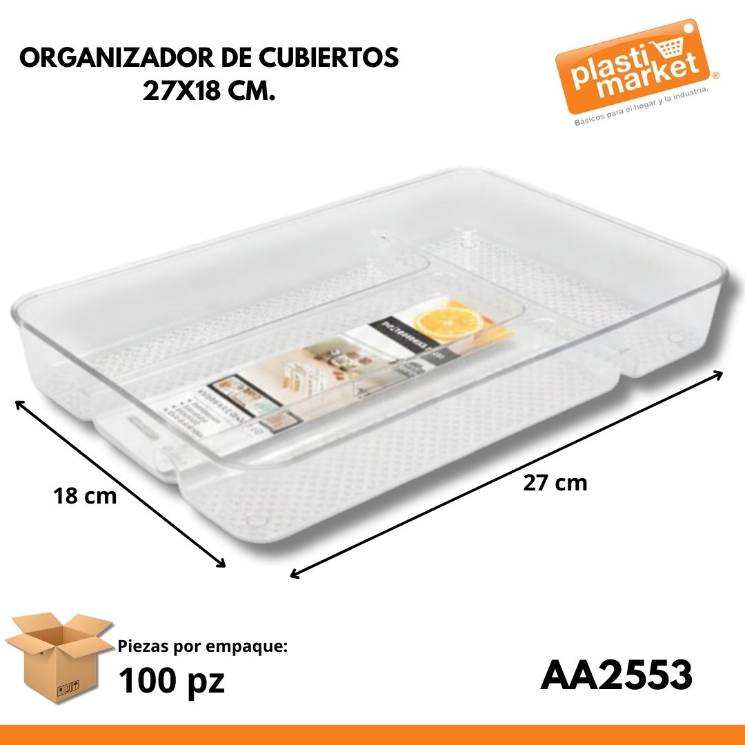 AA-2553 ORGANIZADOR DE CUBIERTOS 27X18 CM.