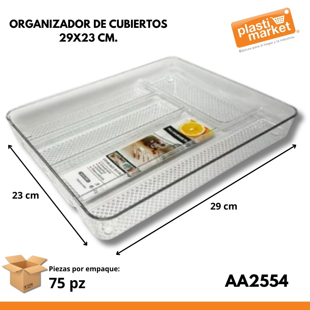 AA-2554 ORGANIZADOR DE CUBIERTOS 29X23 CM.