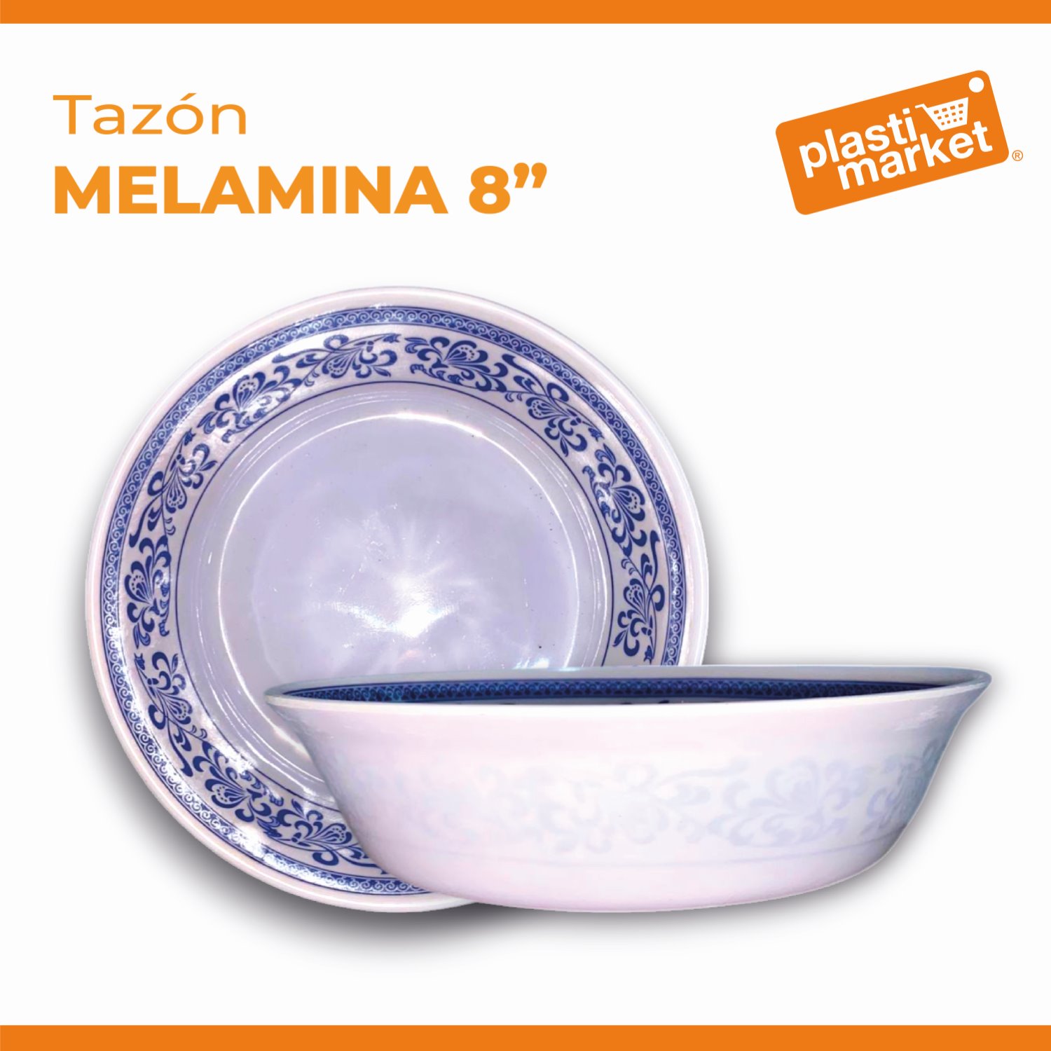 AB-0937-8 TAZON MELAMINA 8"