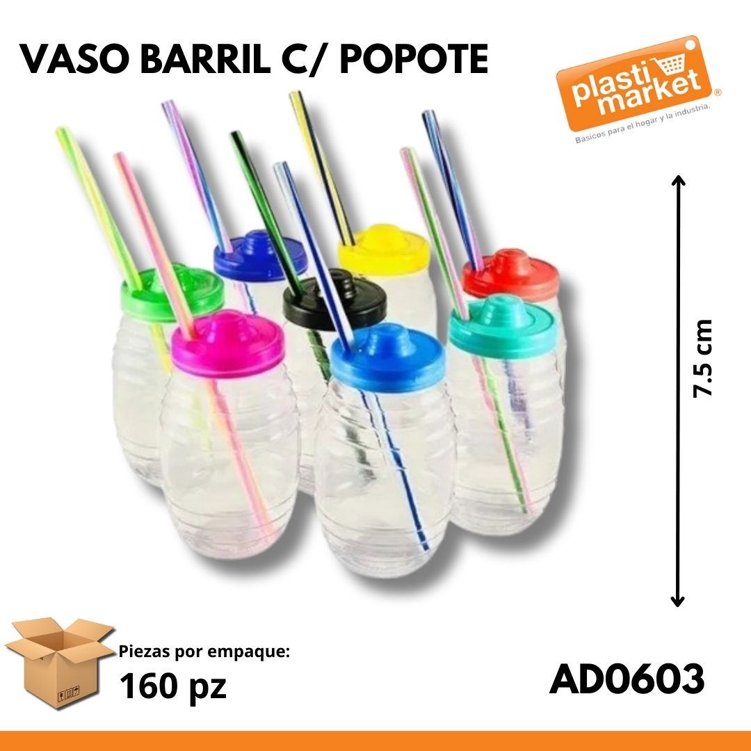 AD-0603 VASO BARRIL C/POPOTE