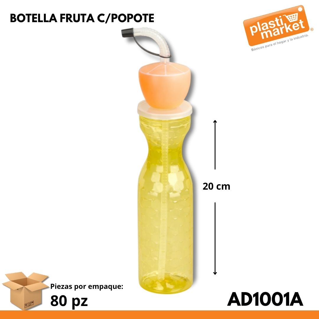 AD-1001A BOTELLA FRUTA C/POPOTE