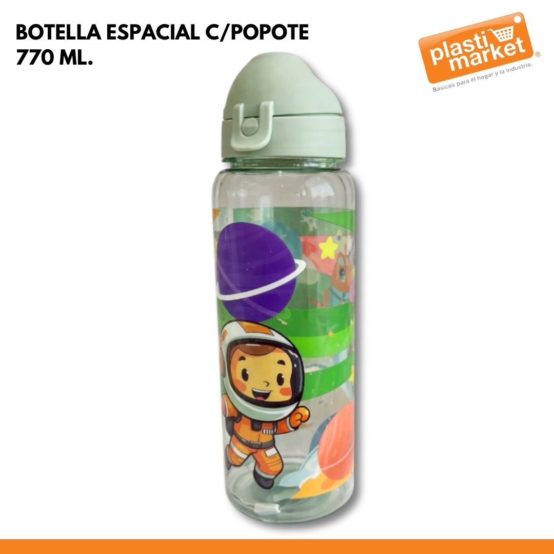 AD-1556D BOTELLA ESPACIAL C/POPOTE 770 ML.