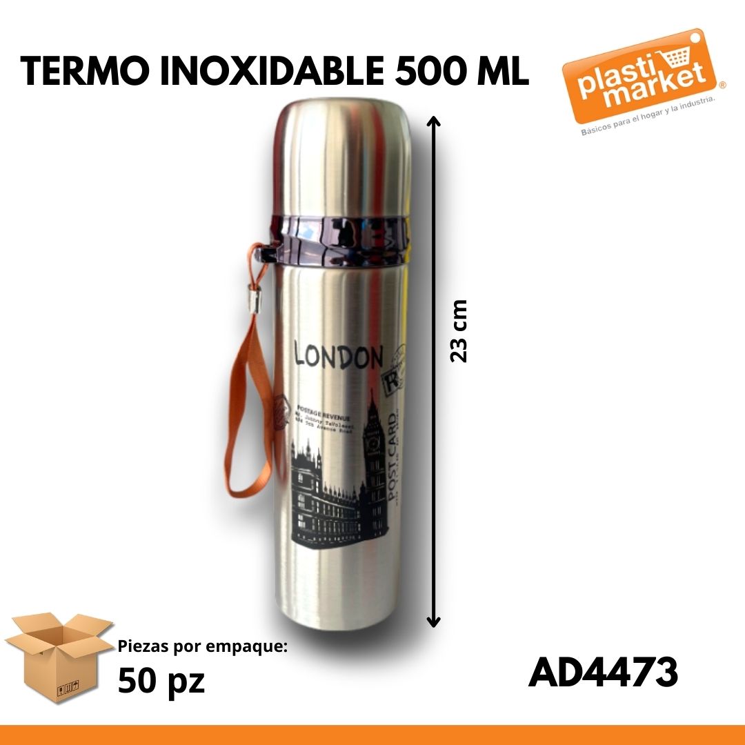 AD-4473 TERMO INOXIDABLE 500 ML.