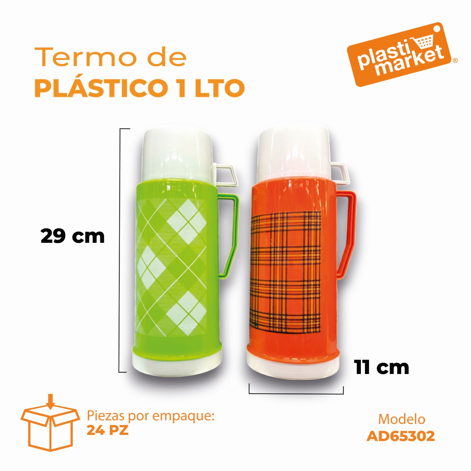 AD-6530-2 TERMO DE PLASTICO 1 LTO.  "OFERTA"