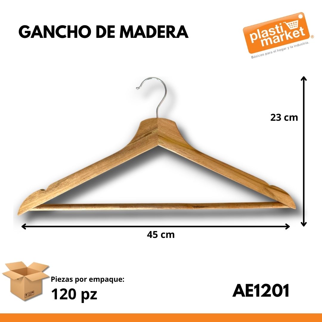 AE-1201 GANCHO DE MADERA