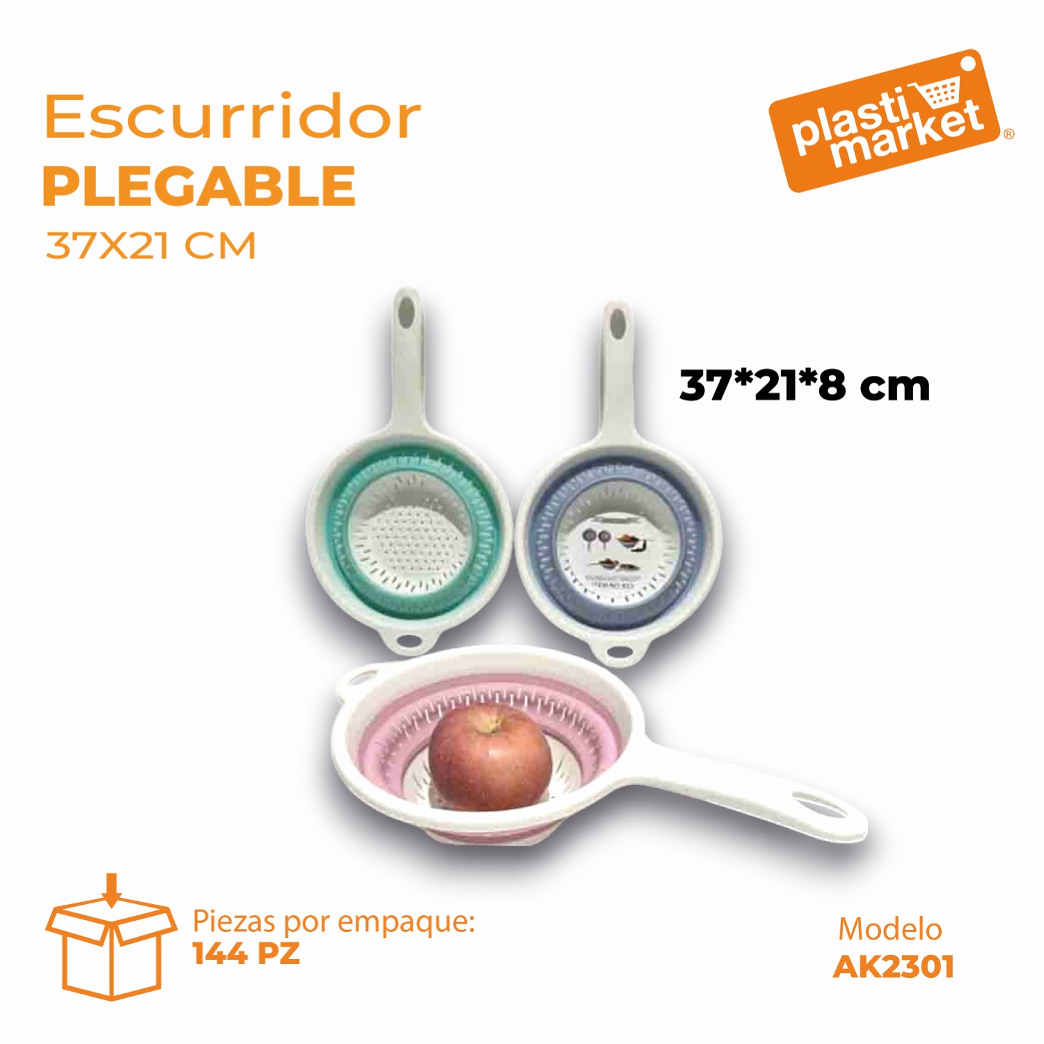 AK-2301 ESCURRIDOR PLEGABLE 37X21 CM.