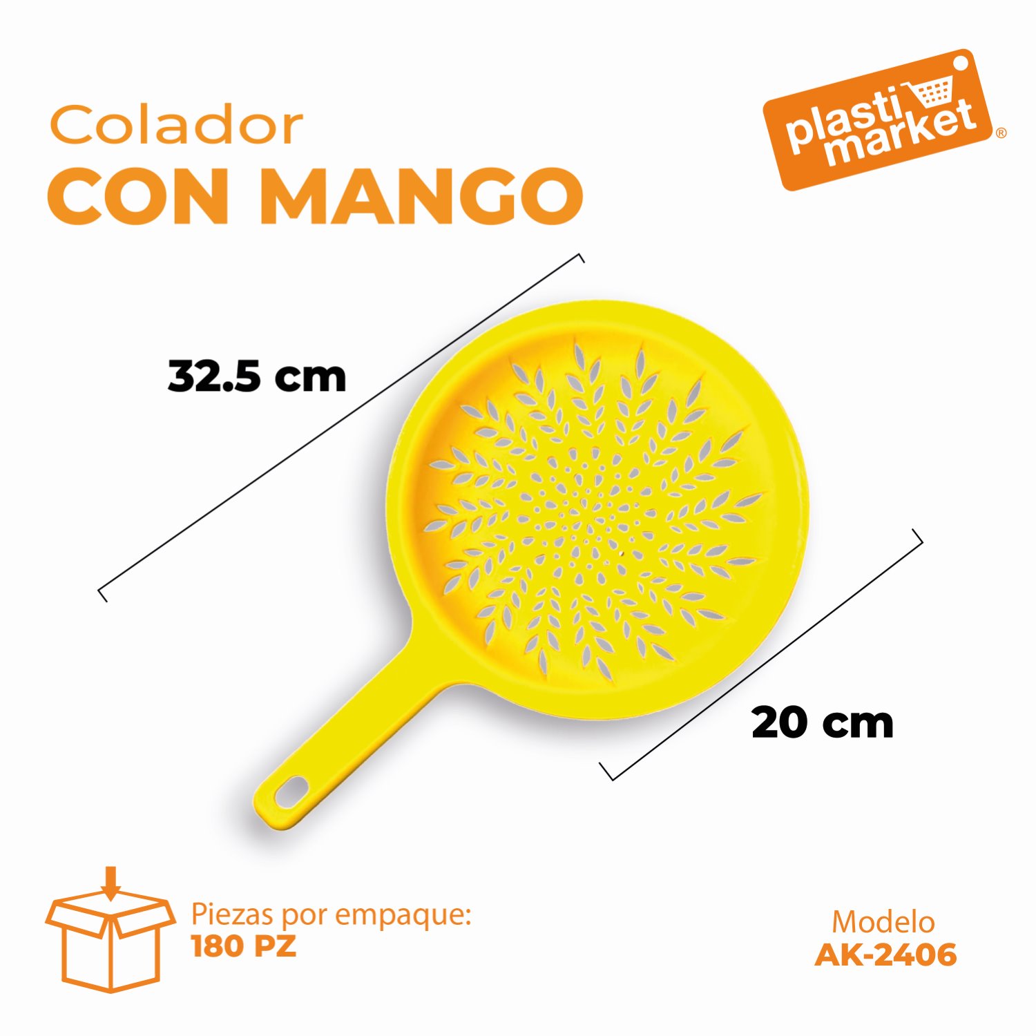 AK-2406 COLADOR C/MANGO