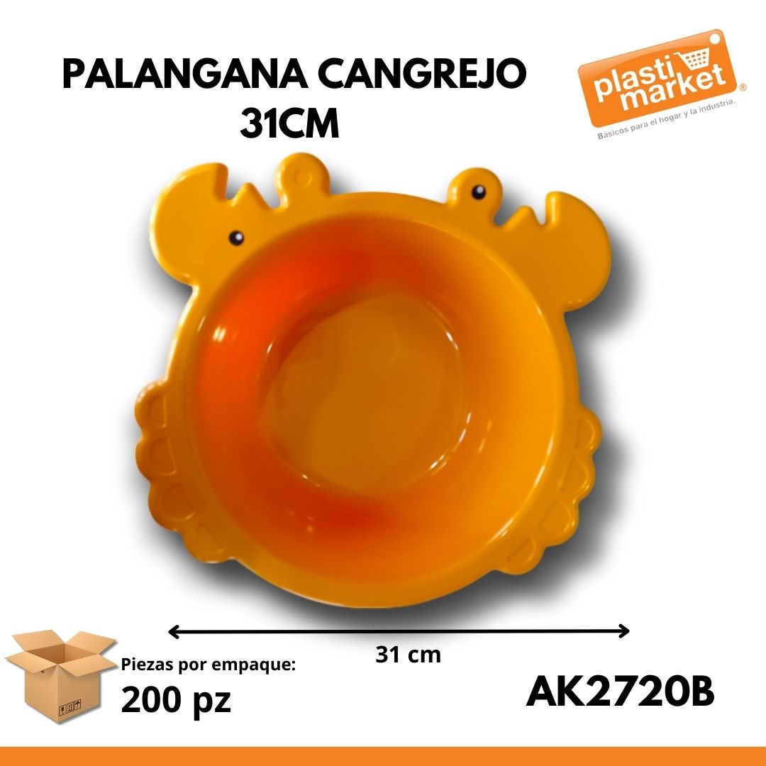 AK-2720B PALANGANA CANGREJO 31 CM.