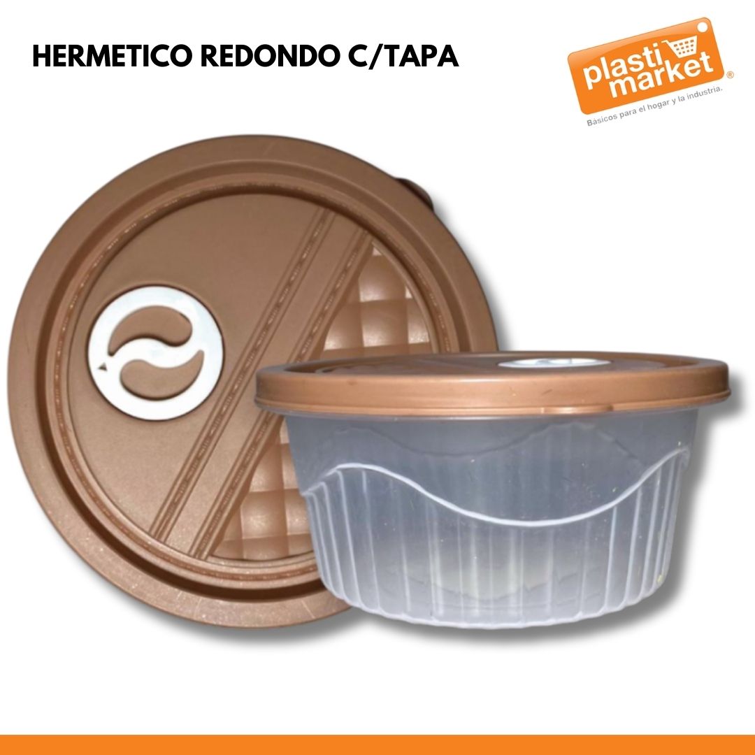 AK-3528A-1 HERMETICO REDONDO C/TAPA