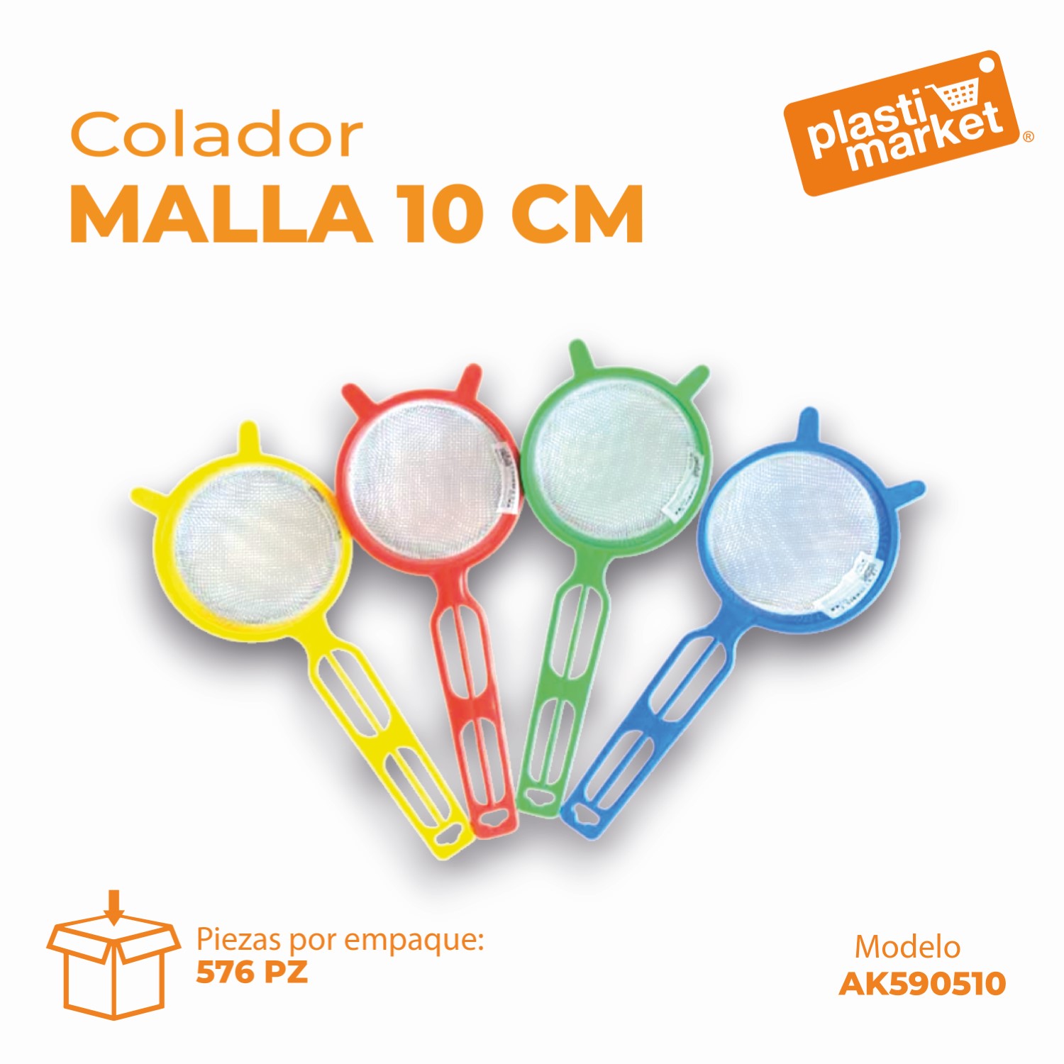 AK-5905-10 COLADOR MALLA 10 CM.