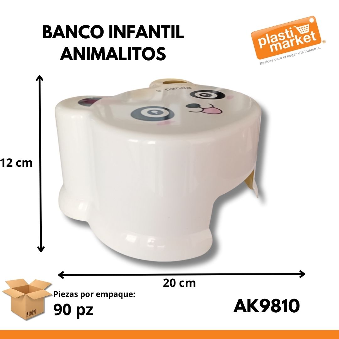 AK-9810 BANCO INFANTIL ANIMALITOS