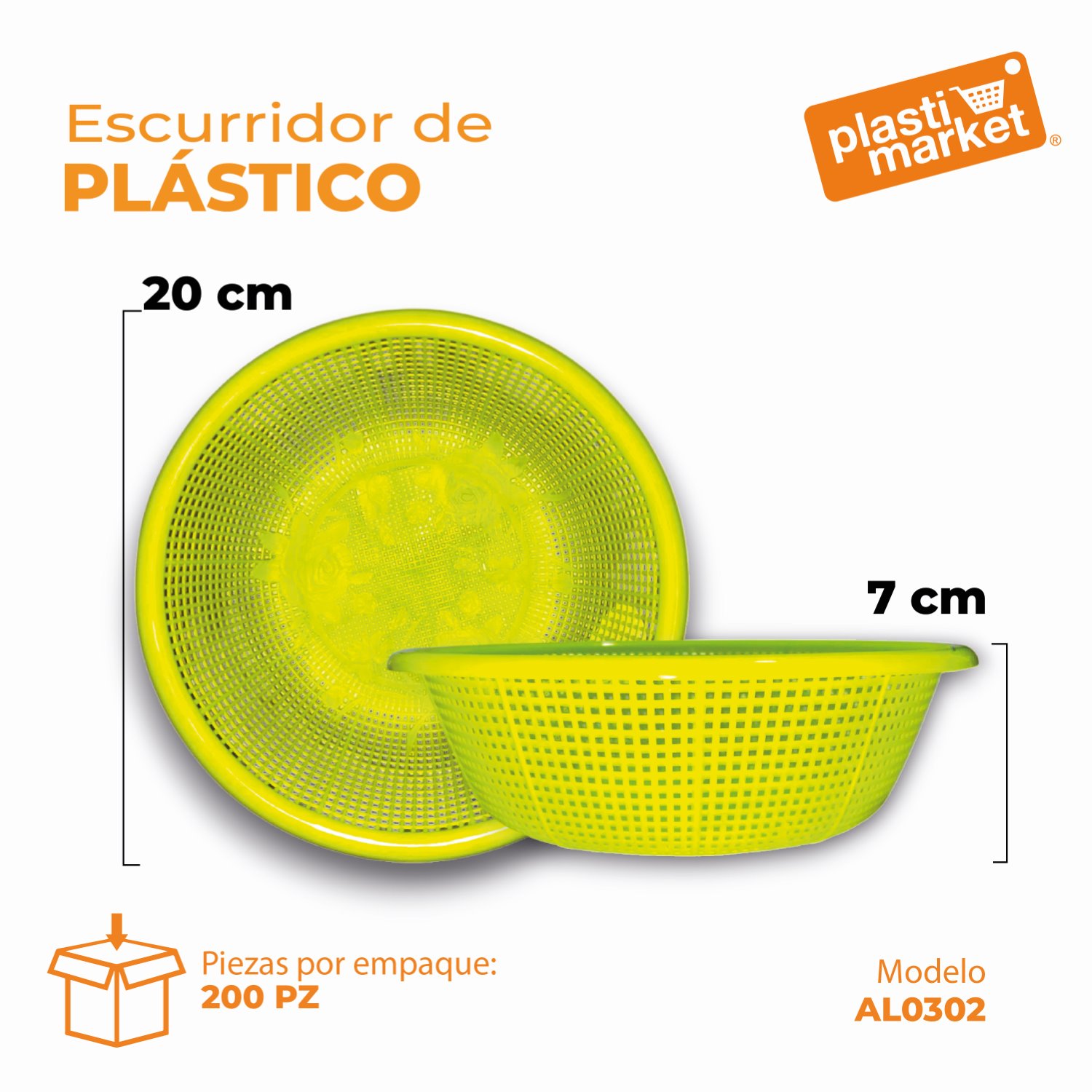 AL-0302 ESCURRIDOR DE PLASTICO