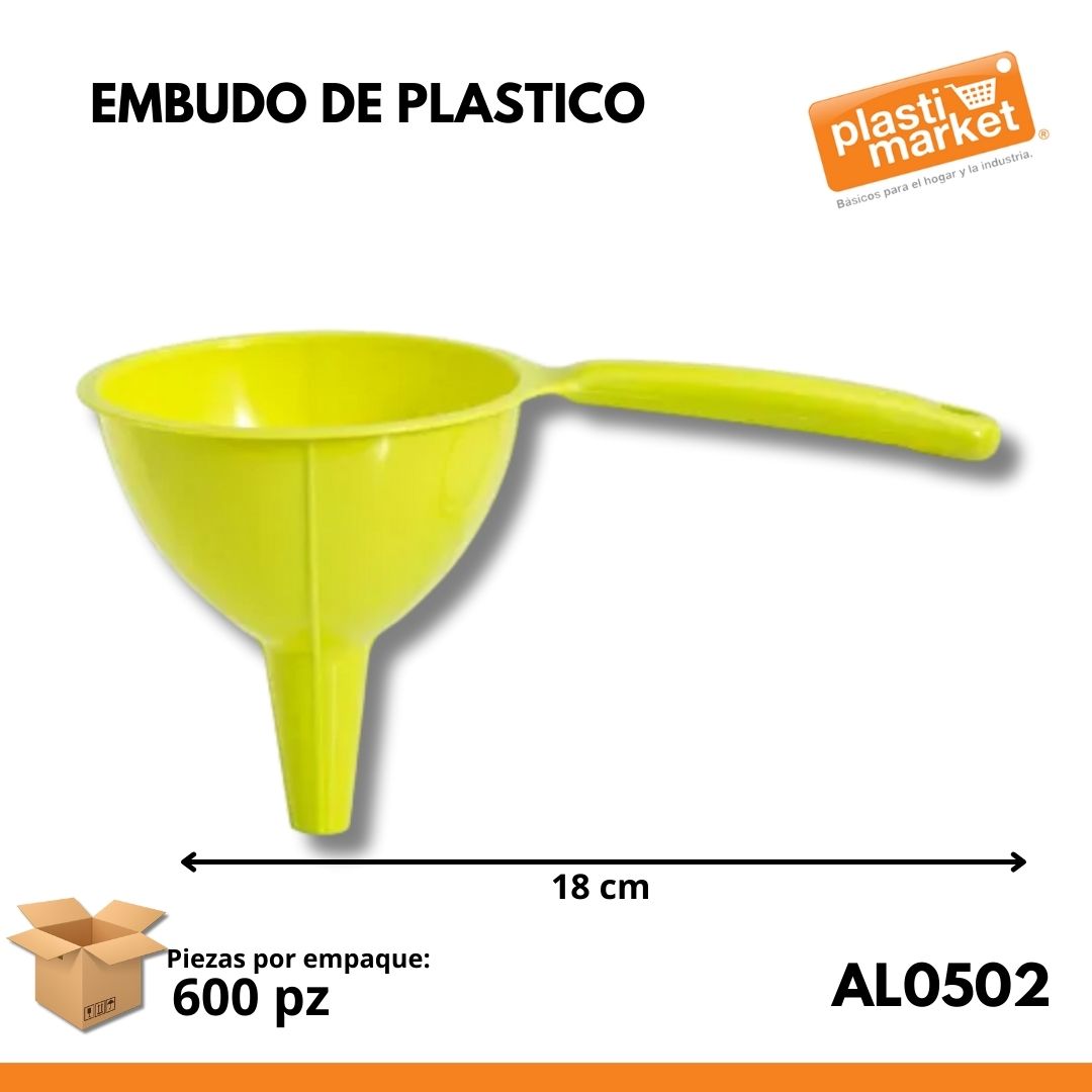 AL-0502 EMBUDO DE PLASTICO