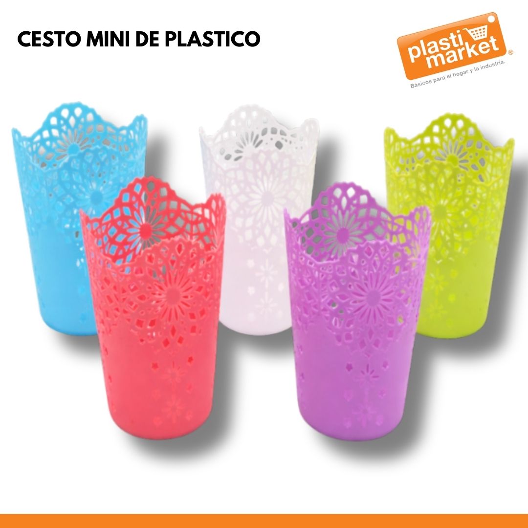 AM-0312-2 CESTO MINI DE PLASTICO