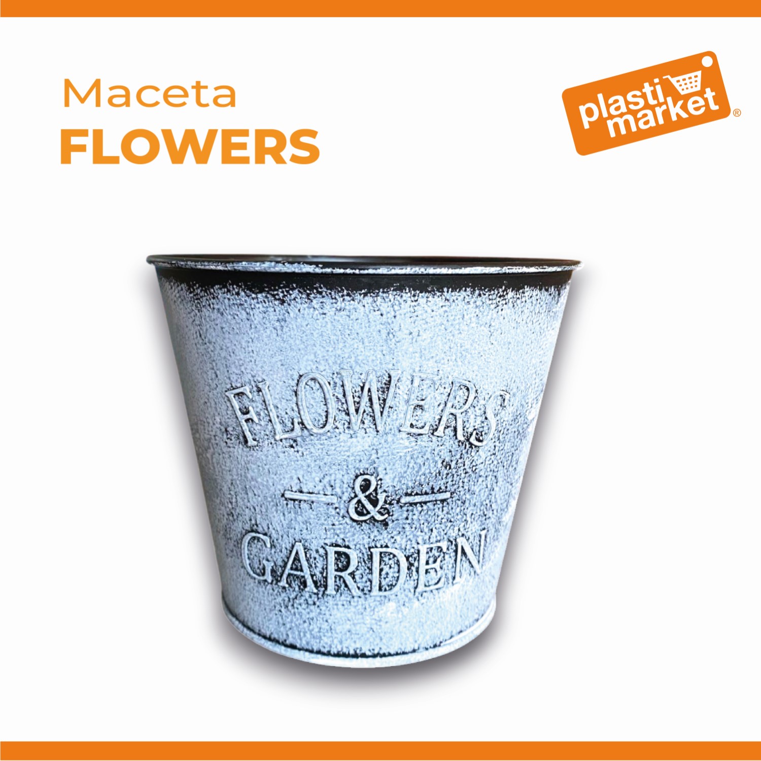AM-0425-2 MACETA FLOWERS