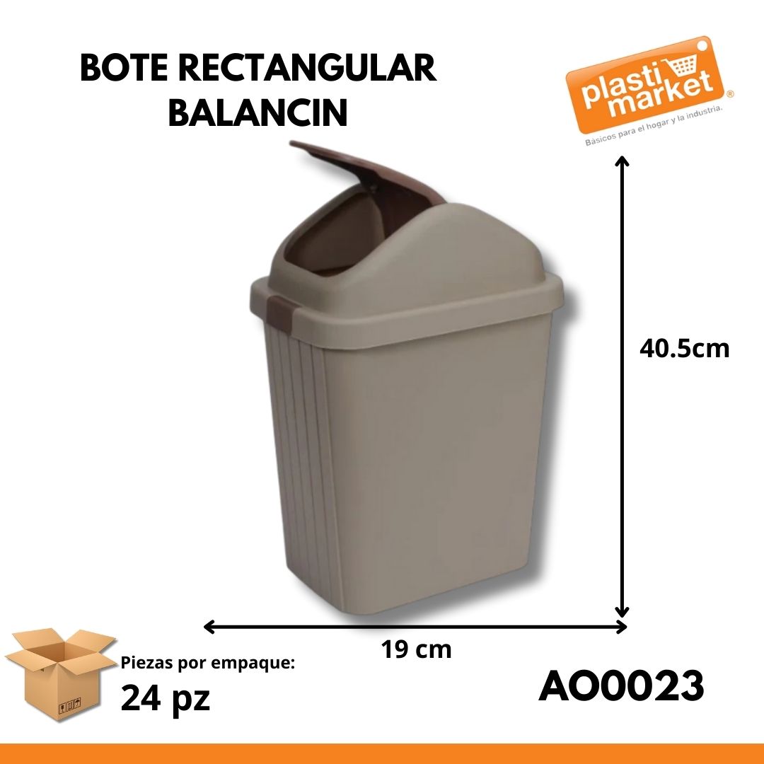 AO-0023 BOTE RECTANGULAR BALANCIN