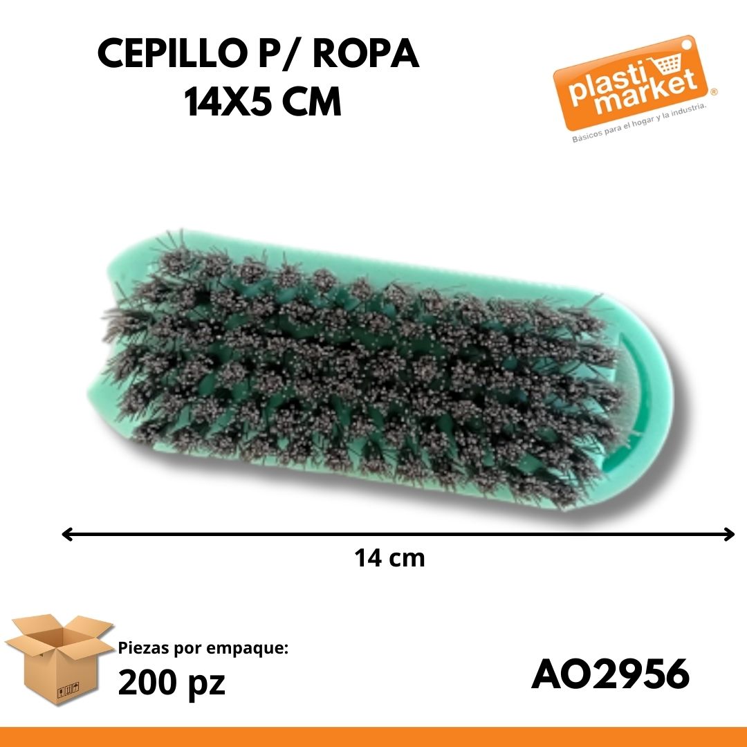 AO-2956 CEPILLO P/ROPA 14X5 CM.