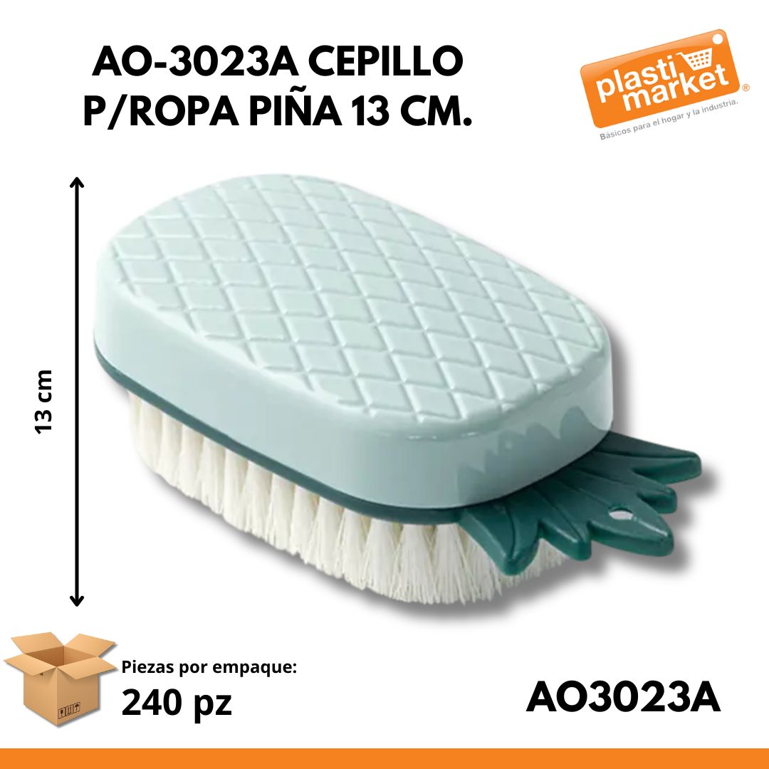 AO-3023A CEPILLO P/ROPA PIÑA 13 CM.