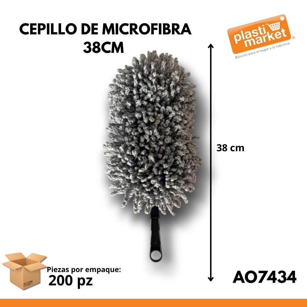 AO-7434 CEPILLO DE MICROFIBRA 38 CM.