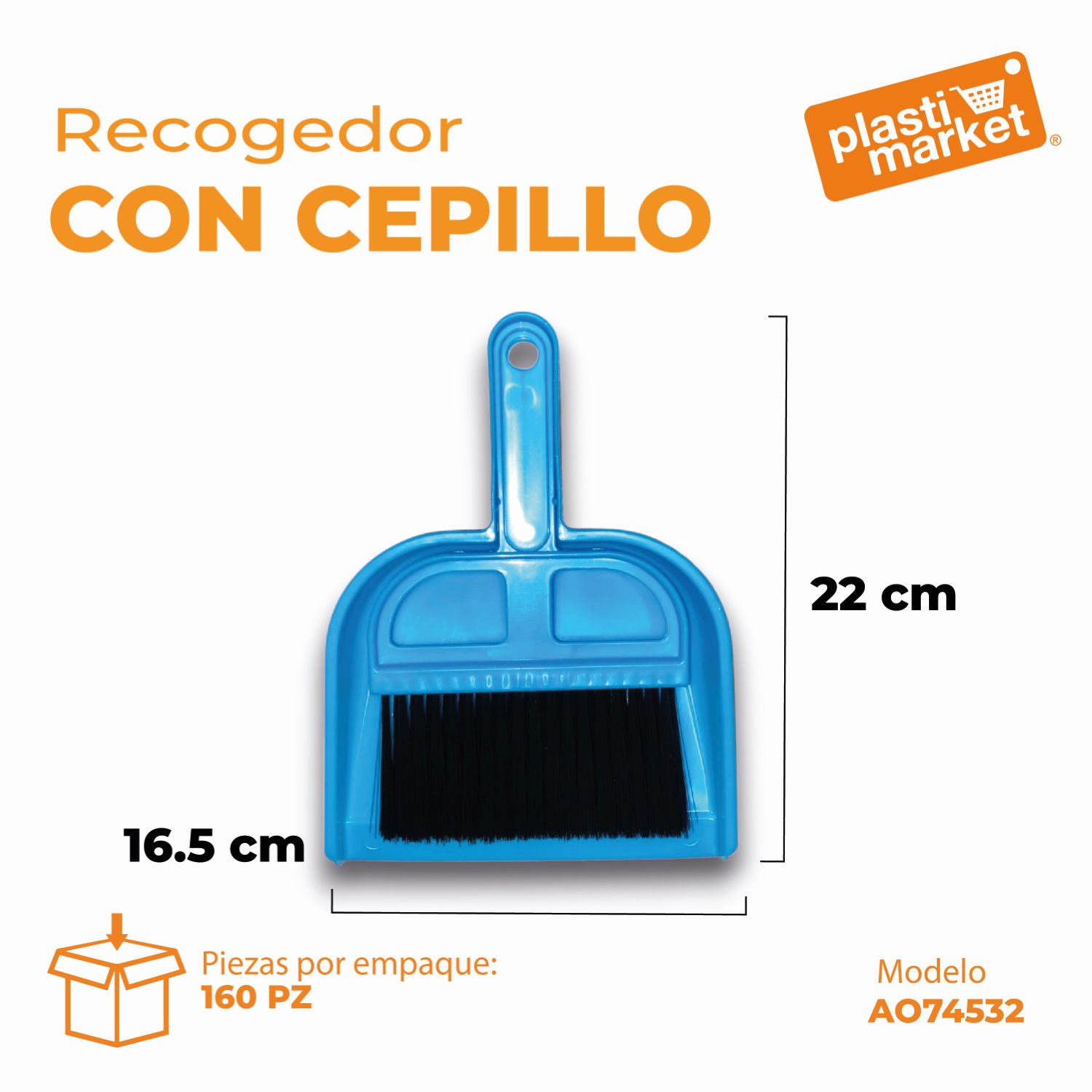 AO-7453-2 RECOGEDOR C/CEPILLO