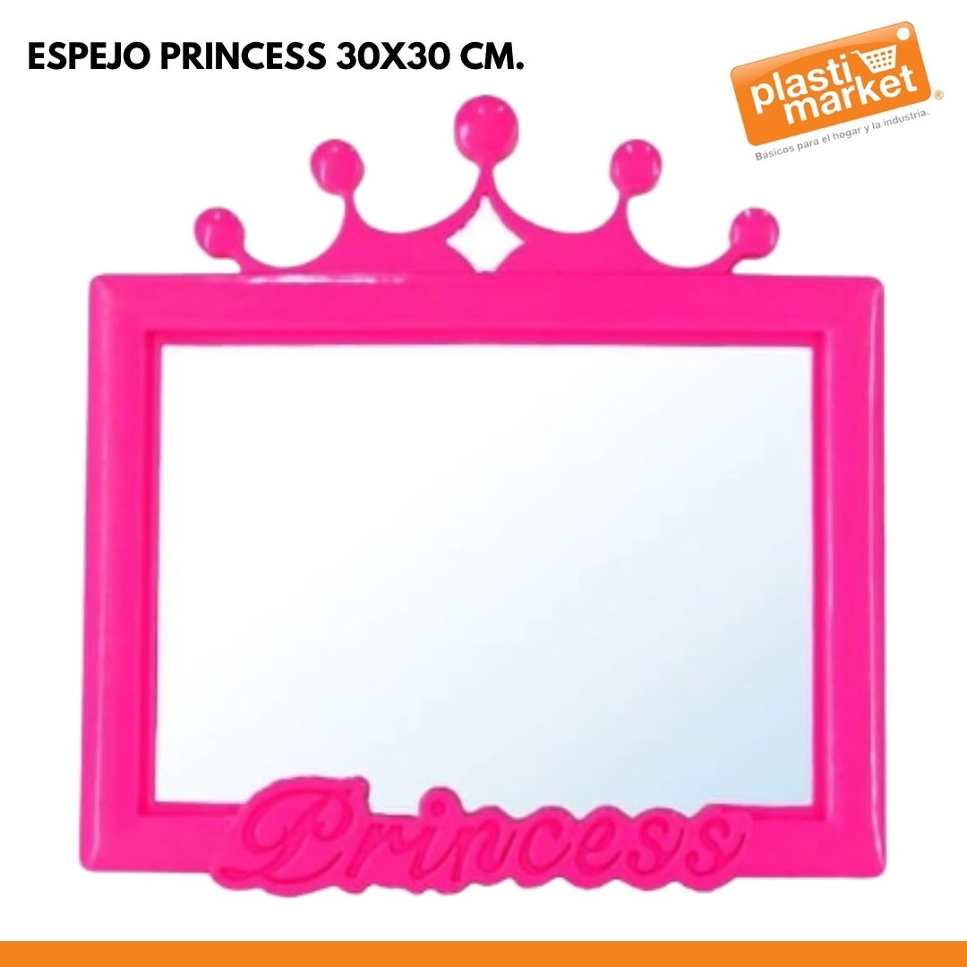 AO-9546C-12 ESPEJO PRINCESS 30X30 CM.