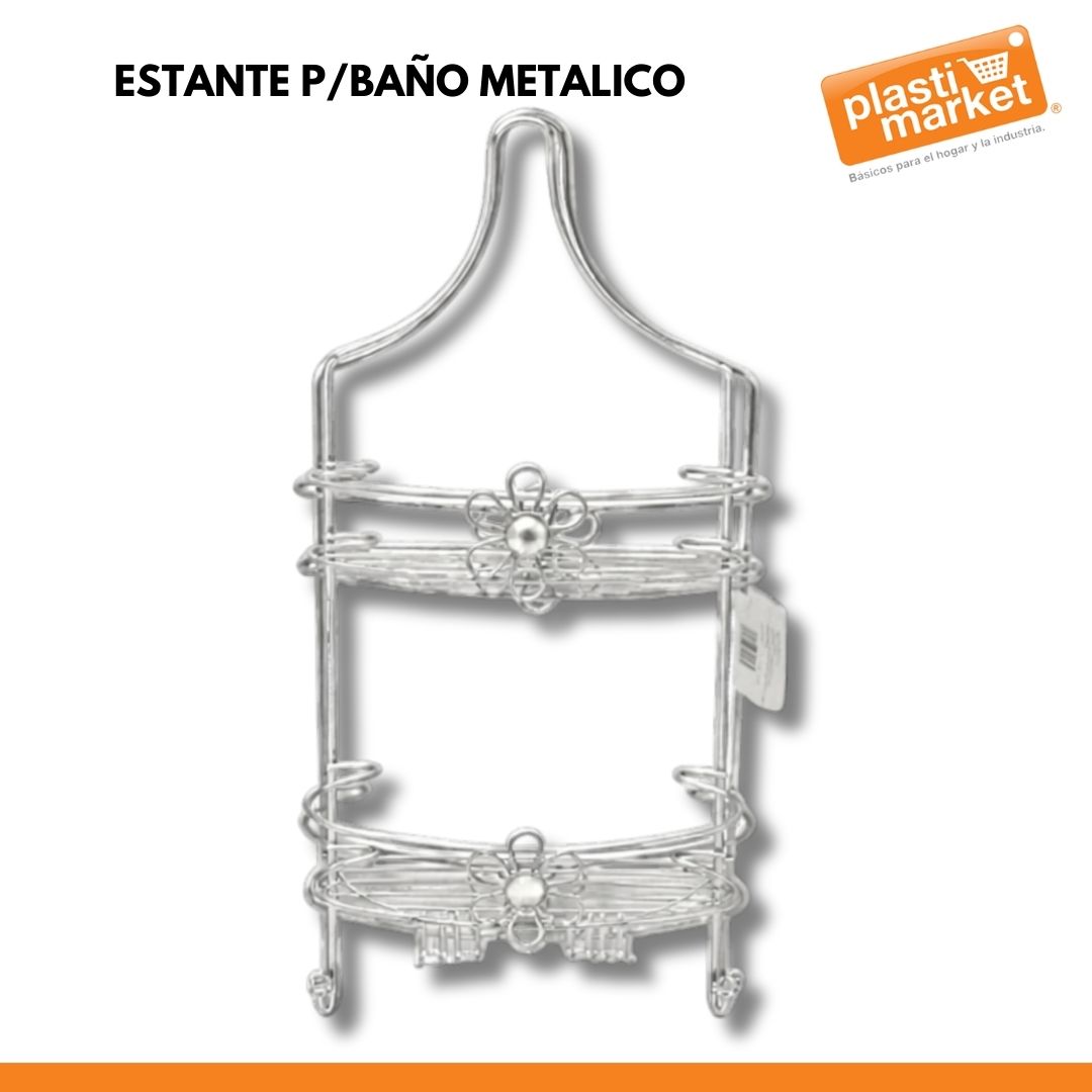 AO-9613 ESTANTE P/BAÑO METALICO