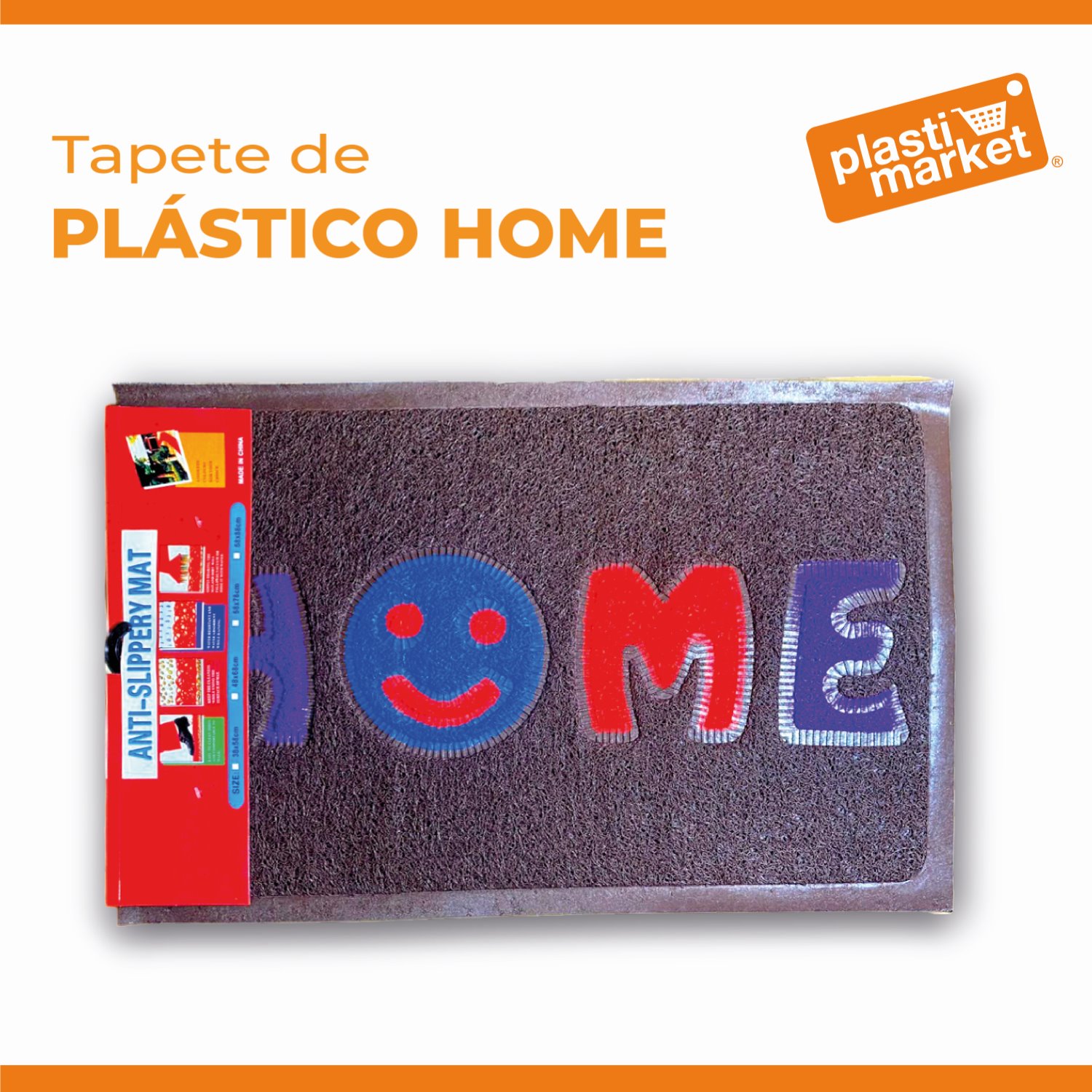 AP-2009 TAPETE DE PLASTICO HOME 38X58 CM.