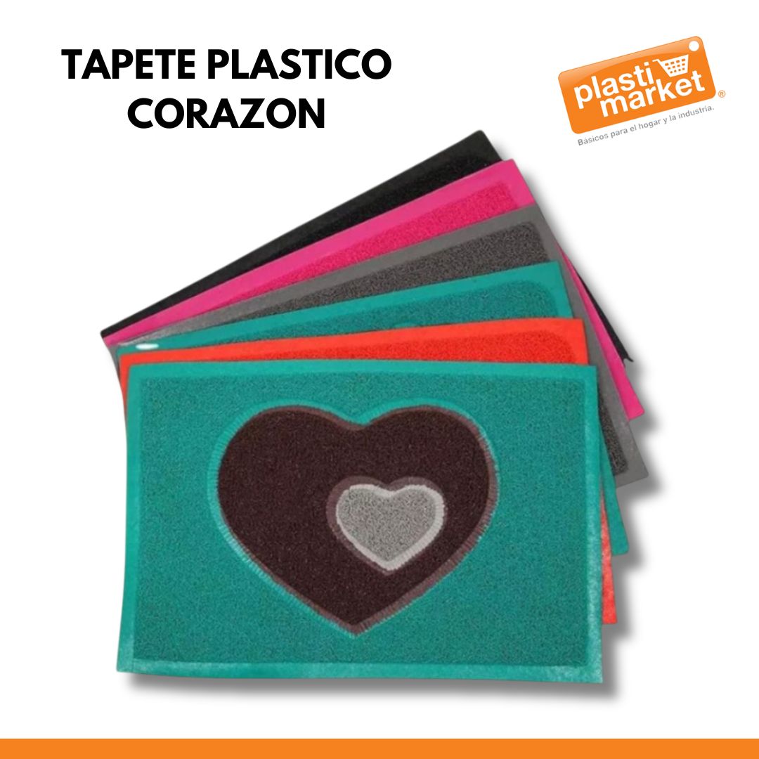AP-2021 TAPETE PLASTICO CORAZON
