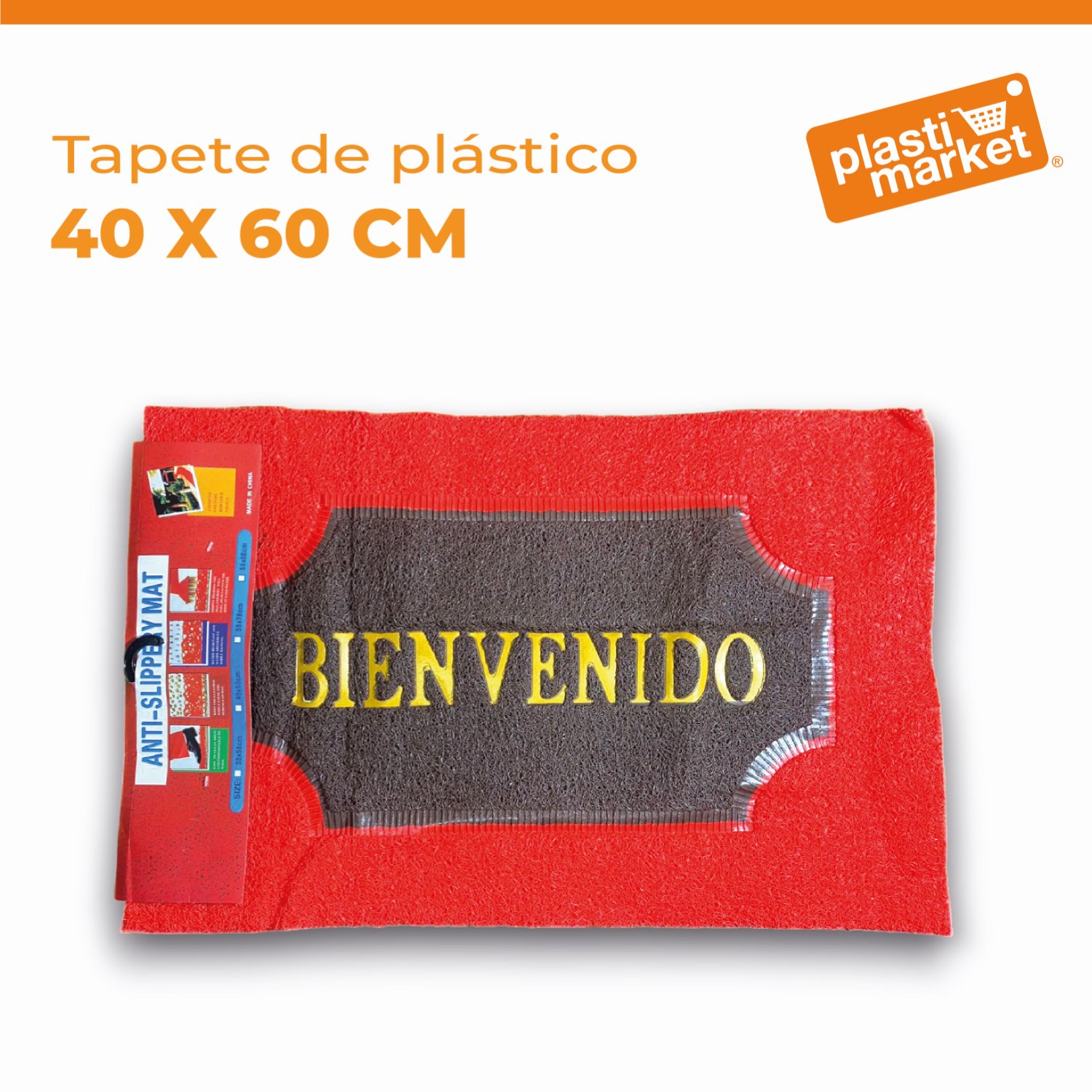 AP-2022 TAPETE PLASTICO 40X60 CM.