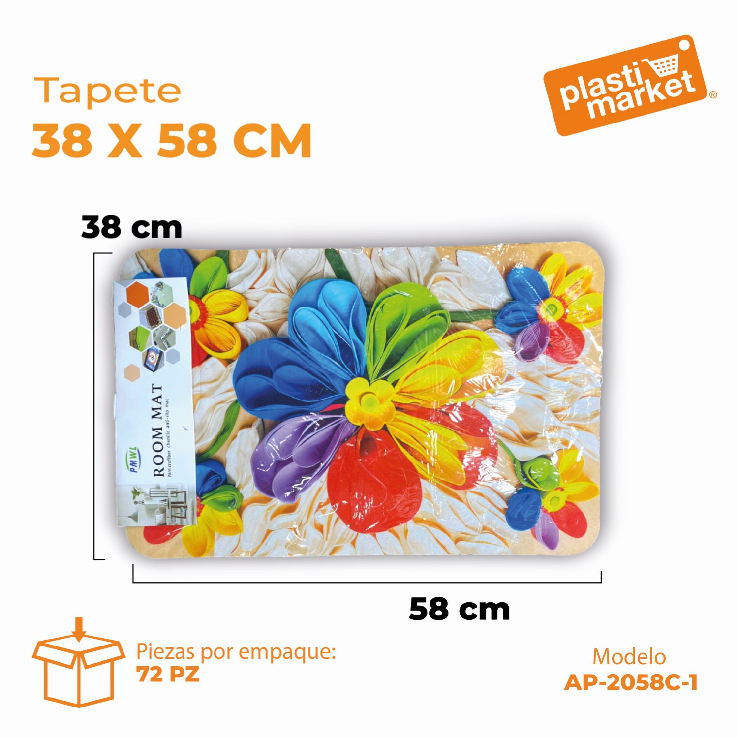 AP-2058C-1 TAPETE 38X58 CM.