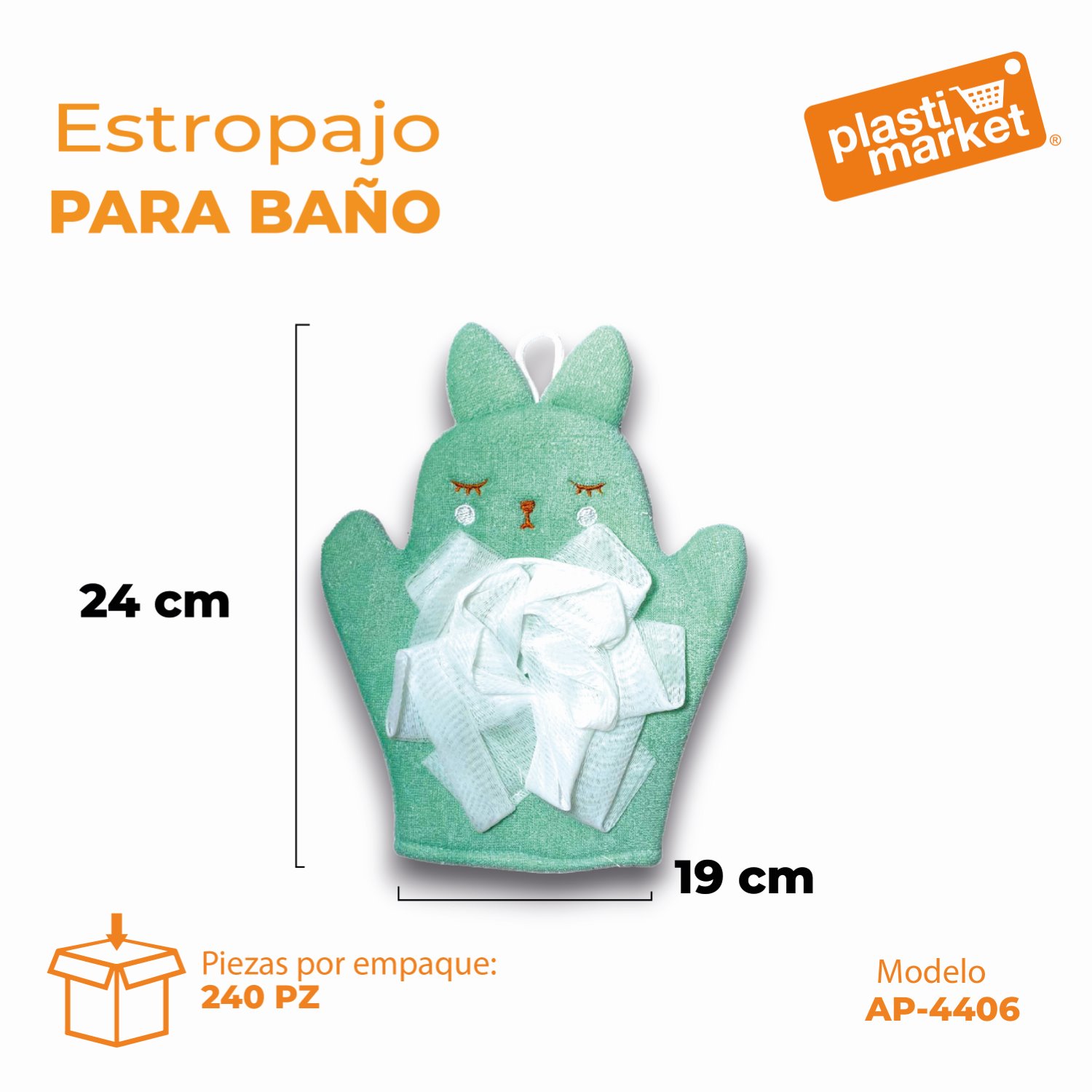 AP-4406 ESTROPAJO P/BAÑO