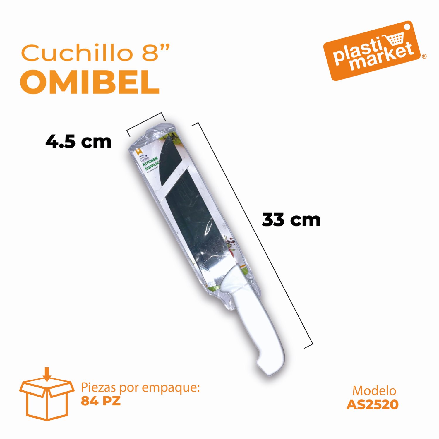 AS-2520 CUCHILLO OMIBEL 8"