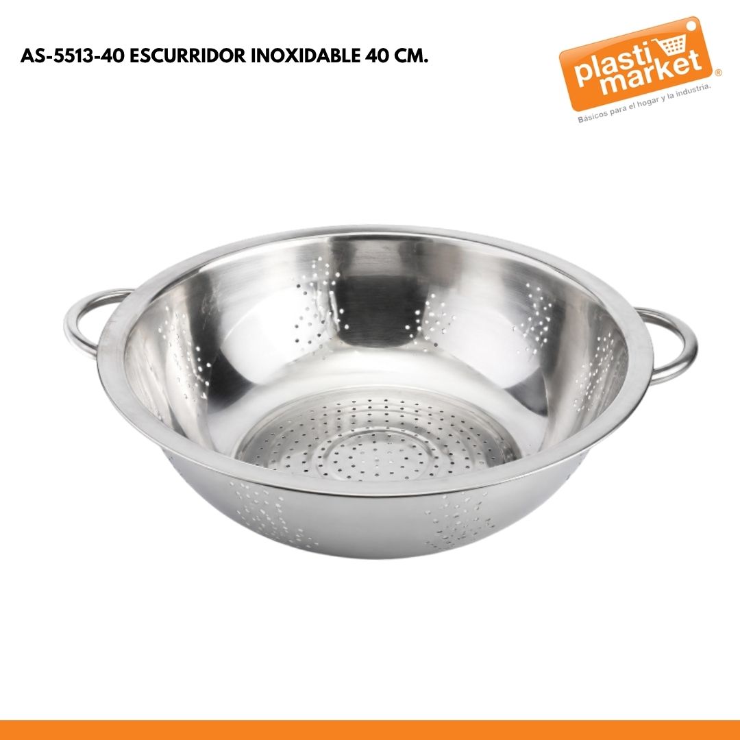 AS-5513-40 ESCURRIDOR INOXIDABLE 40 CM.