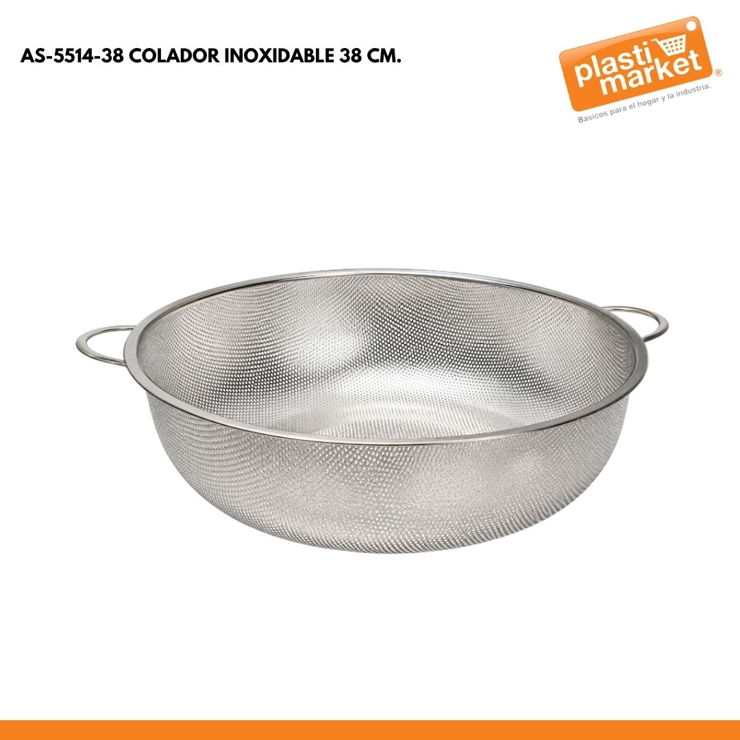 AS-5514-38 COLADOR INOXIDABLE 38 CM.