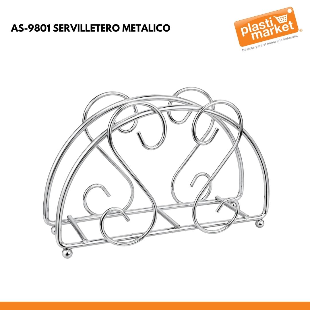 AS-9801 SERVILLETERO METALICO