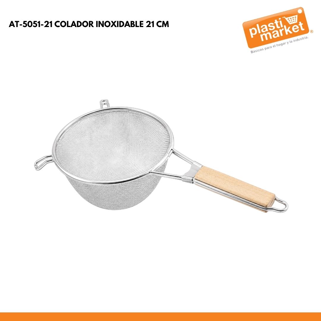 AT-5051-21 COLADOR INOXIDABLE 21 CM