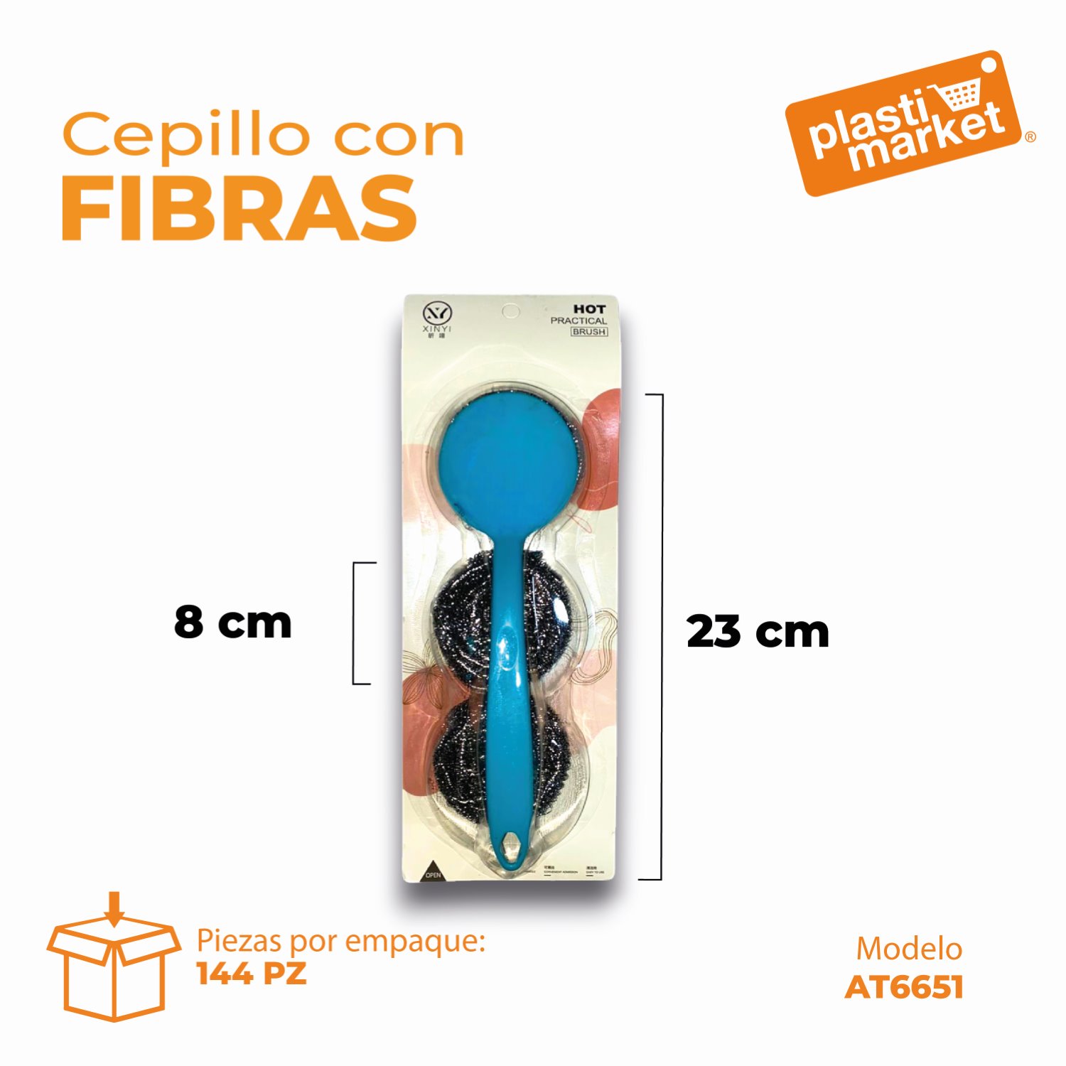 AT-6651 CEPILLO C/FIBRAS