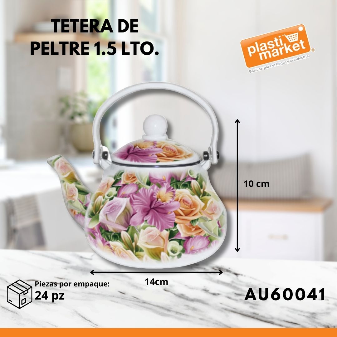 AU-6004-1 TETERA DE PELTRE 1.5 LTO.