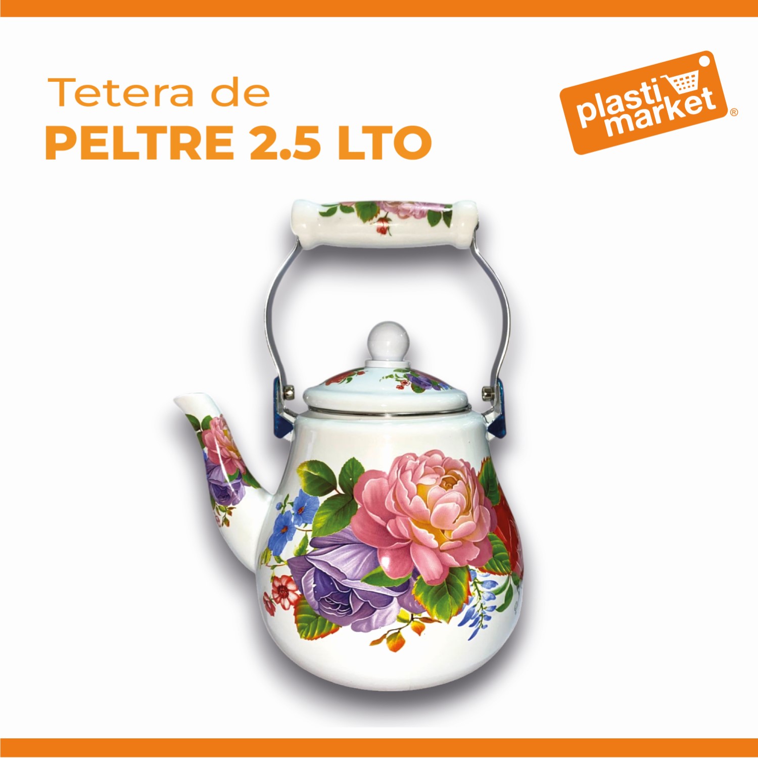 AU-6009-3 TETERA DE PELTRE 2.5 LTO.