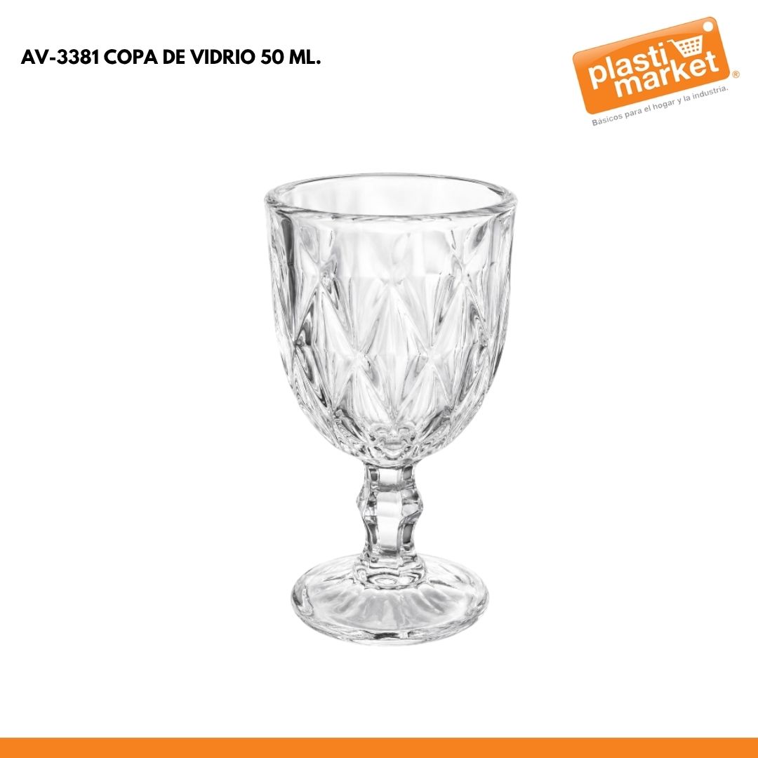 AV-3381 COPA DE VIDRIO 50 ML.